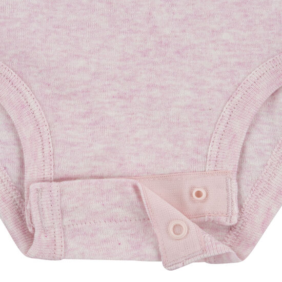 Pack de 3 Bodies Niña Coral 0-3